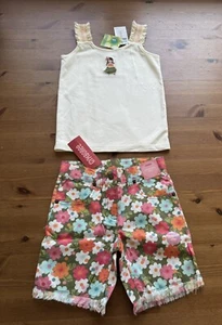 Gymboree Girls 4/5Y Hawaiian Tropical Short Set NWT 2002/7 Vintage - Picture 1 of 6