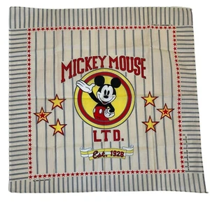 Vtg Disney Mickey Mouse LTD Est 1928 Bandana Scarf Stars Stripes Patriotic USA - Picture 1 of 16