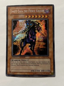 Swift Gaia the Fierce Knight CT1-EN004 Limited Edition Secret Rare MP - Picture 1 of 10