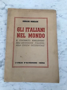 Flip Gli Italian IN World Gennaro Malhotra L'Italia D 'ol Tremble 1942 - Picture 1 of 6