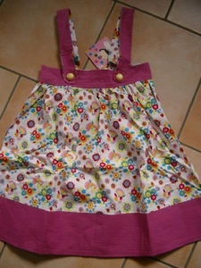 (C561) Lola et Moi Girls Kleid Trägerkleid Sommerkleid mit Blümchen Motiv gr.116 - Picture 1 of 3