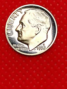 1972-S Roosevelt Dime Gem Quality From Proof - Picture 1 of 4