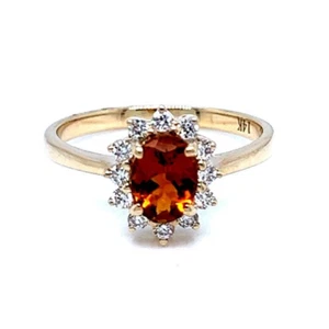 14K Yellow Gold Ring with 0.67-Carat Tourmaline - Picture 1 of 2