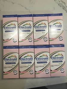 Electrolit Electrolyte Strawberry Kiwi Drink Mix 64 Packets NEW (8 boxes of 8pk) - Picture 1 of 6