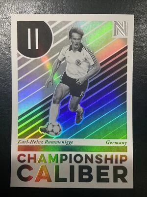 2017 Panini Nobility #20 Karl-Heinz Rummenigge Germany Championship Caliber SP - Image 1 of 2