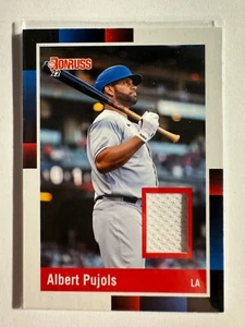 K189,143 - 2022 Donruss Retro '88 Materials #2 Albert Pujols Jersey - Picture 1 of 1