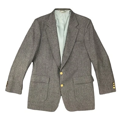 Blazer Arnold Palmer de Colección Hombres 42L Largo Gris Lana 2 Botones Abrigo Deportivo Hecho en EE. UU. Foto 1 de 4