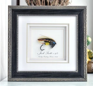 1 Framed CLASSIC SALMON FLY.  ("JS","Baron","Kate","Popham") - Picture 1 of 68