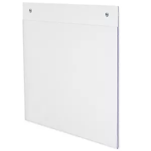 Dazzling Displays 5 Clear 11" x 8-1/2" Wall Mount Sign Holders - Picture 1 of 5