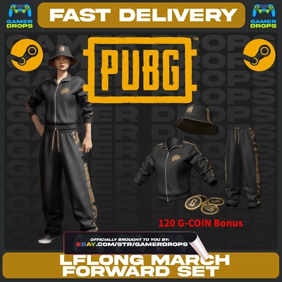JUEGO PUBG LFLONGS MARCH FORWARD - Vapor - PIEL - ROPA - CAMISA - ZAPATOS Foto 1 de 2