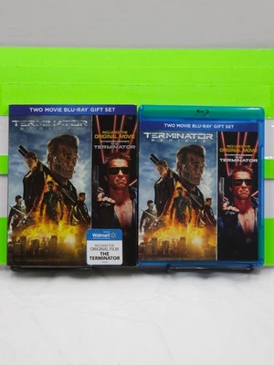 TERMINATOR 5 GENISYS WITH ORIGINAL TERMINATOR TWO MOVIE GIFT SET 2-DISC BLU RAY - Image 1 of 3