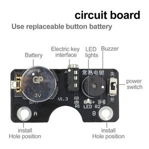 Miniature CW Keyer Board Morse Key Trainer For On Travel Morse Code Practice - Zdjęcie 1 z 8