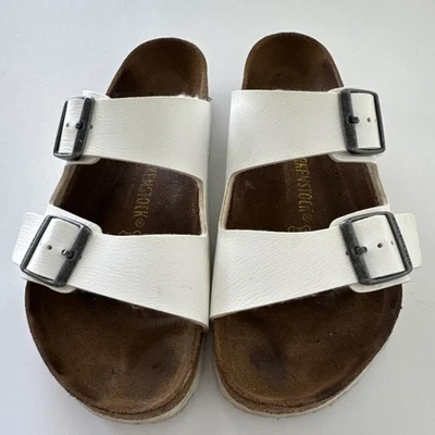 Birkenstock Sandals White Sz 39 - Image 1 of 4