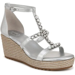 Naturalizer Womens Serena Embellished Wedge Sandals Shoes BHFO 2597 - Picture 1 of 6