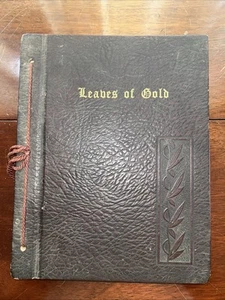 1948 Leaves of Gold Book 1948 Three Ring Binder Nice Book. F15 - Imagen 1 de 13