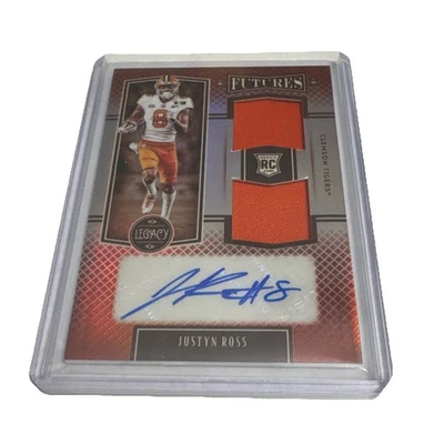 Panini Legacy 2022 - Futures Dual Patch Auto Justyn Ross #FD-JR Ruby/100 (RC) Foto 1 de 2