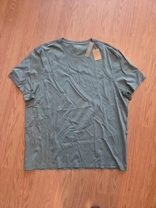 J Crew Broken In Men's XXL T-Shirt Short Sleeve Green Size 2XL Tee New - Picture 1 of 8