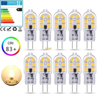 10x G4 LED DC 220V/2W Warmweiß Stiftsockel Leuchtmittel Lampe COB Nicht dimmbar - Bild 1 von 4