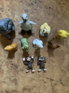 Lot Of 10 Miniature Animals🐱🐶🐵🐧 - Picture 1 of 10