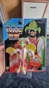 WWF Hasbro Moc MACHO MAN COWBOY vintage wrestling Action figur wwe serie 5 - Bild 1 von 9