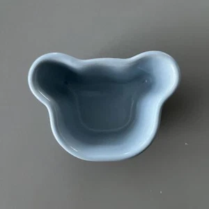 Mini cuenco en forma de oso Le Creuset azul palma bebé nuevo sin caja - Imagen 1 de 4