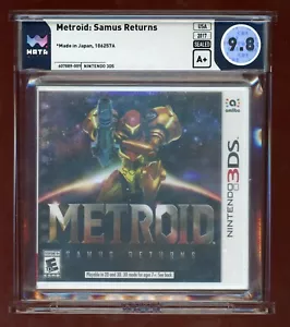 Metroid: Samus Returns WATA Graded 9.8 A+ (2017) Nintendo 3DS Factory Sealed - Picture 1 of 2