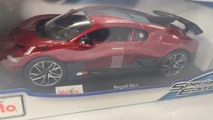 *NEW IN BOX* Maisto Special Edition Red Bugatti Divo1/18 Scake Die Cast Metal - Picture 1 of 3