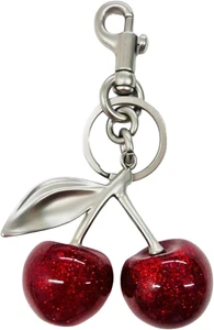 Cute Cherry Keychain Bag Charms,Gold Plated Cherry Bag Charm Car Cherry Accessor - Picture 1 of 12
