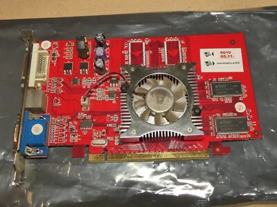 ATI Radeon X550 PCI-E TVO VGA DVI 128 MB VGA DVI S-video  Card - Image 1 of 4