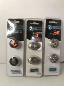 Mixed Lot Of 6 Liberty Hardware Solid Brass Knobs NEW Varying in size - Picture 1 of 4