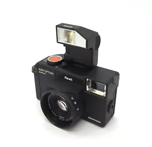 AGFA OPTIMA SENSOR Red Dot Electronic Flash 35mm Film Camera + Strap & Soft Case - Picture 1 of 10