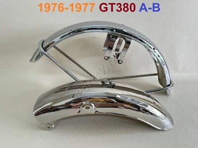 Guardabarros delantero y trasero Suzuki GT380 1976-1977. Par de guardabarros Sebring Water Buffalo Foto 1 de 4