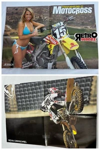 "Póster Ricky Carmichael Jessica Transworld Motocross DS 14,25x20,25"" pinup" - Imagen 1 de 3