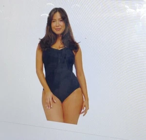 mastectomy black swim suit Sz 14 for women by Red Peony NWT - Picture 1 of 4