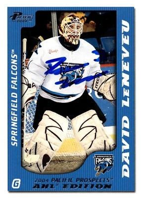 David LeNeveu - Signed 2003-04 Pacific Prospects AHL Card #77 - Image 1 of 2