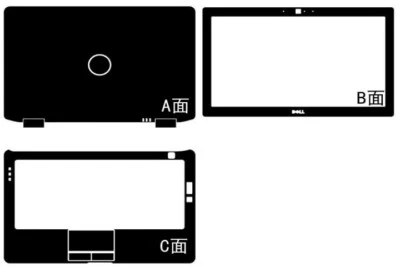Carbon fiber Laptop Sticker Decal Skin Cover Guard for Dell Latitude E6330 13.3" - Image 1 of 4