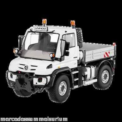 Mercedes-Benz Unimog U 430 Pritsche Euro 6 Bianco 1:50 Nuovo OVP NZG - Immagine 1 di 2
