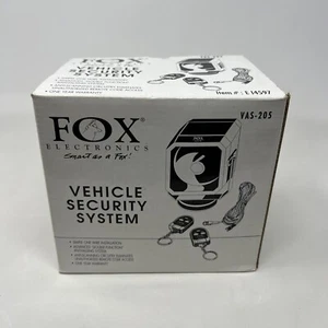 Fox Electronics Vehicle Security System VAS-205 Brand New - Picture 1 of 7