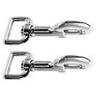 2 Pcs Pet Leash Hook Dog Clip Metal Hanging String Swivel Hooks Multipurpose