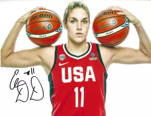 ELENA DELLE DONNE Signed 8.5 x 11 Photo WNBA Basketball WASHINGTON MYSTICS - Picture 1 of 1