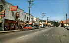Quincy California Ca Classic Cars Station Wagon Street Scene Vintage Postcard