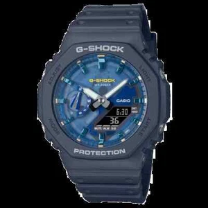 CASIO G-SHOCK GA-2100AS-2A Quartz Resin Blue Worldtime 200M - Bild 1 von 1