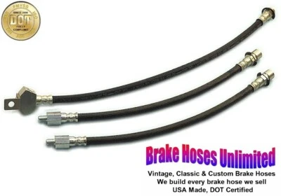 JUEGO MANGUERA FRENO FORD Thunderbird 1961 tardío Foto 1 de 2