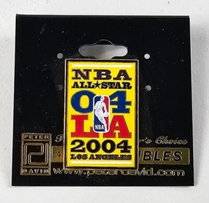 2004 NBA All Star Game Los Angeles Lakers LA Kobe Enamel Pin Pinback NIP - Picture 1 of 2