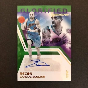 Camiseta Carlos Boozer 2020-21 Recon Glorified Signatures verde automática 5/5 número - Imagen 1 de 2