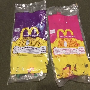 1992 McDonalds Dinosaurs Dino Motion Lot of 2 Grandma Ethyl Fran SInclair VTG #2 - Picture 1 of 4