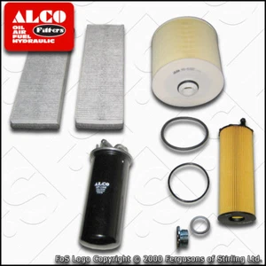 SERVICE KIT for AUDI A6 3.0 TDI ALCO OIL AIR FUEL CABIN FILTER C6 4F (2004-2006) - Picture 1 of 15