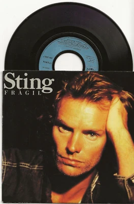 STING FRAGIL (SUNG IN PORTUGUESE) RARE SINGLE FROM FRANCE, MINT - Image 1 of 2