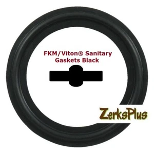 Sanitär Dichtung Tri Clamp Style 1-1/2" Viton schwarz Preis für 1 Stück - Bild 1 von 1