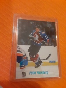 1999-00 Stadium Club Colorado Avalanche Hockey Card #8 Peter Forsberg